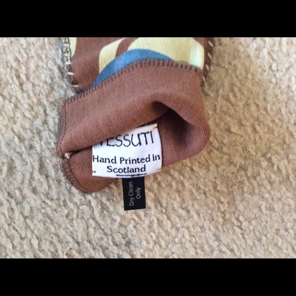 ❤️Fingerless Gloves Handprinted in Scotland - Picture 4 of 5